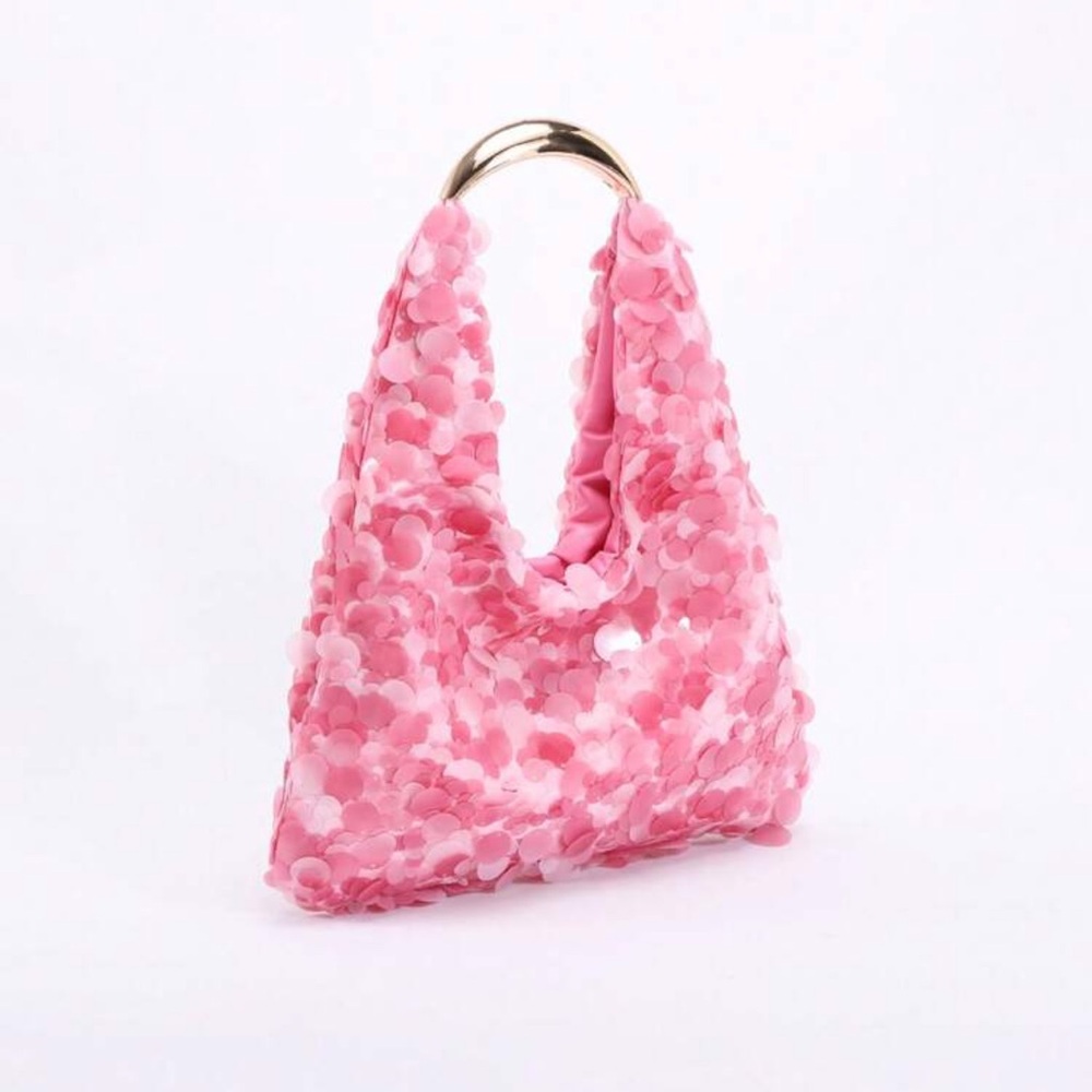 👛 Pink Sequin Bag 👛 - Picture 6 of 7